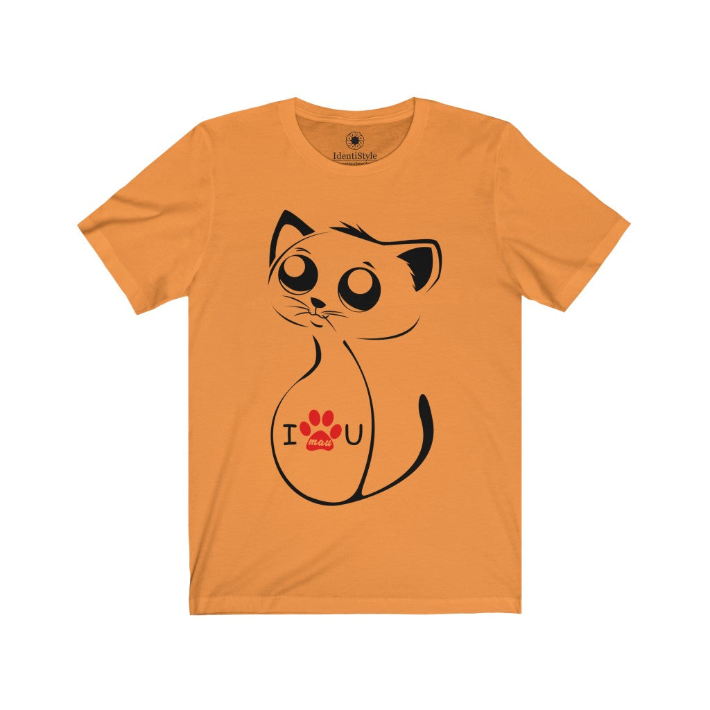 I Mau You for Cat Lovers - Unisex Jersey Short Sleeve Tees - Identistyle