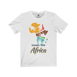 Hands Off Africa! - Unisex Jersey Short Sleeve Tees - Identistyle
