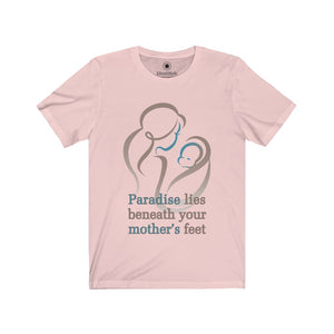 Mothers, the way to Paradise - Unisex Jersey Short Sleeve Tees - Identistyle