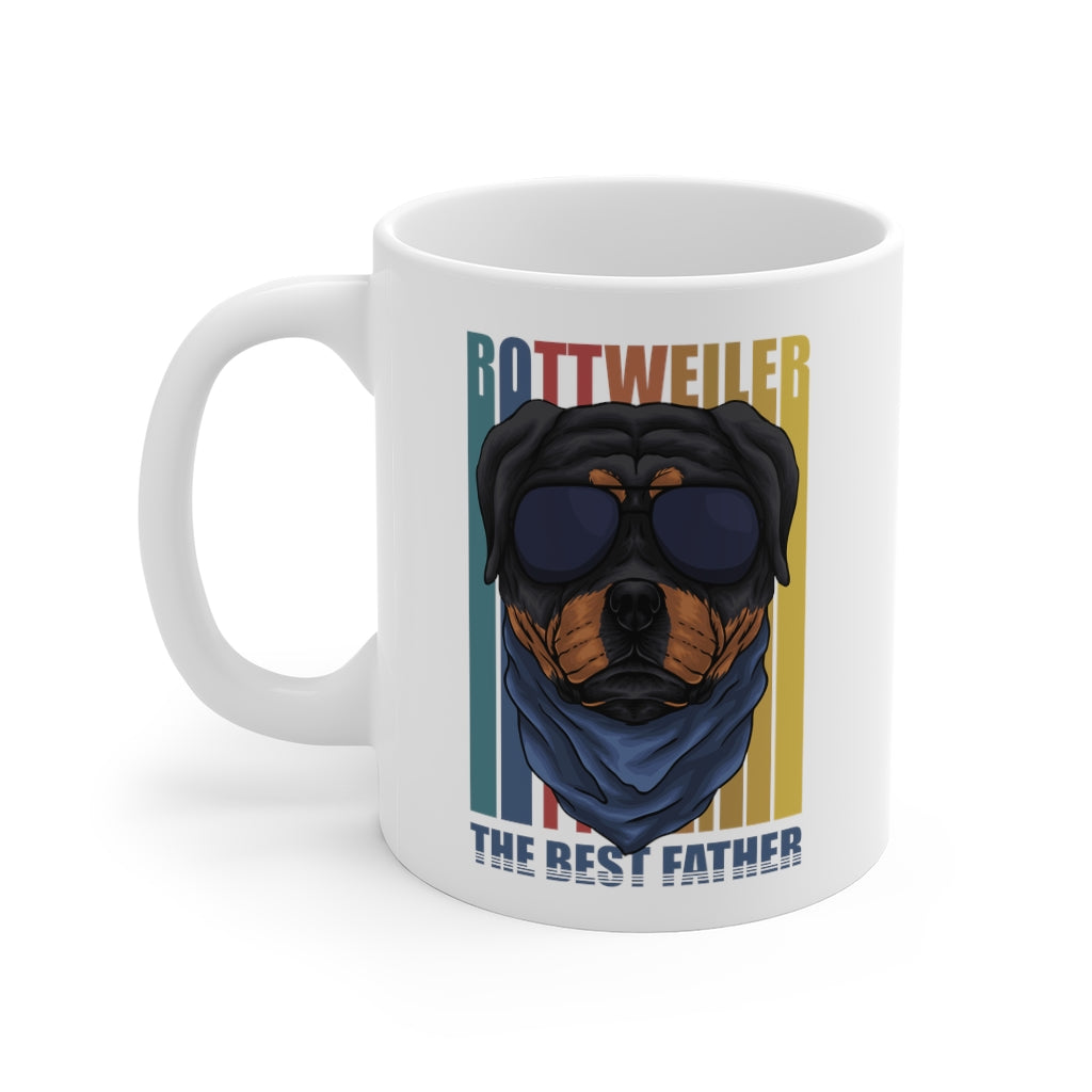 Rottweiler / The best father - Ceramic Mug - Identistyle
