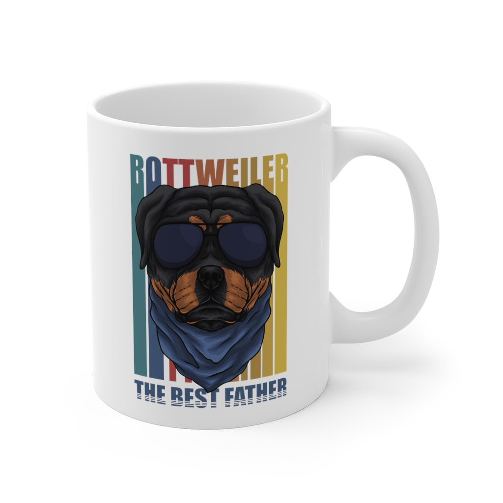 Rottweiler / The best father - Ceramic Mug - Identistyle