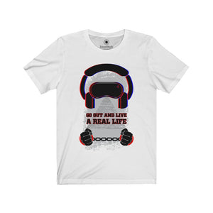 Virtual Reality - Real Life - Unisex Jersey Short Sleeve Tees - Identistyle