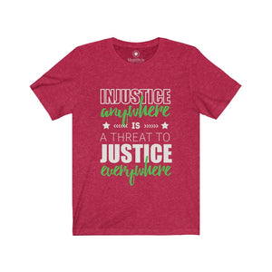 Injustice - Unisex Jersey Short Sleeve Tees - Identistyle