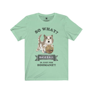 Baseball is just for Hoomanz?! / Cats - Unisex Jersey Short Sleeve Tees - Identistyle