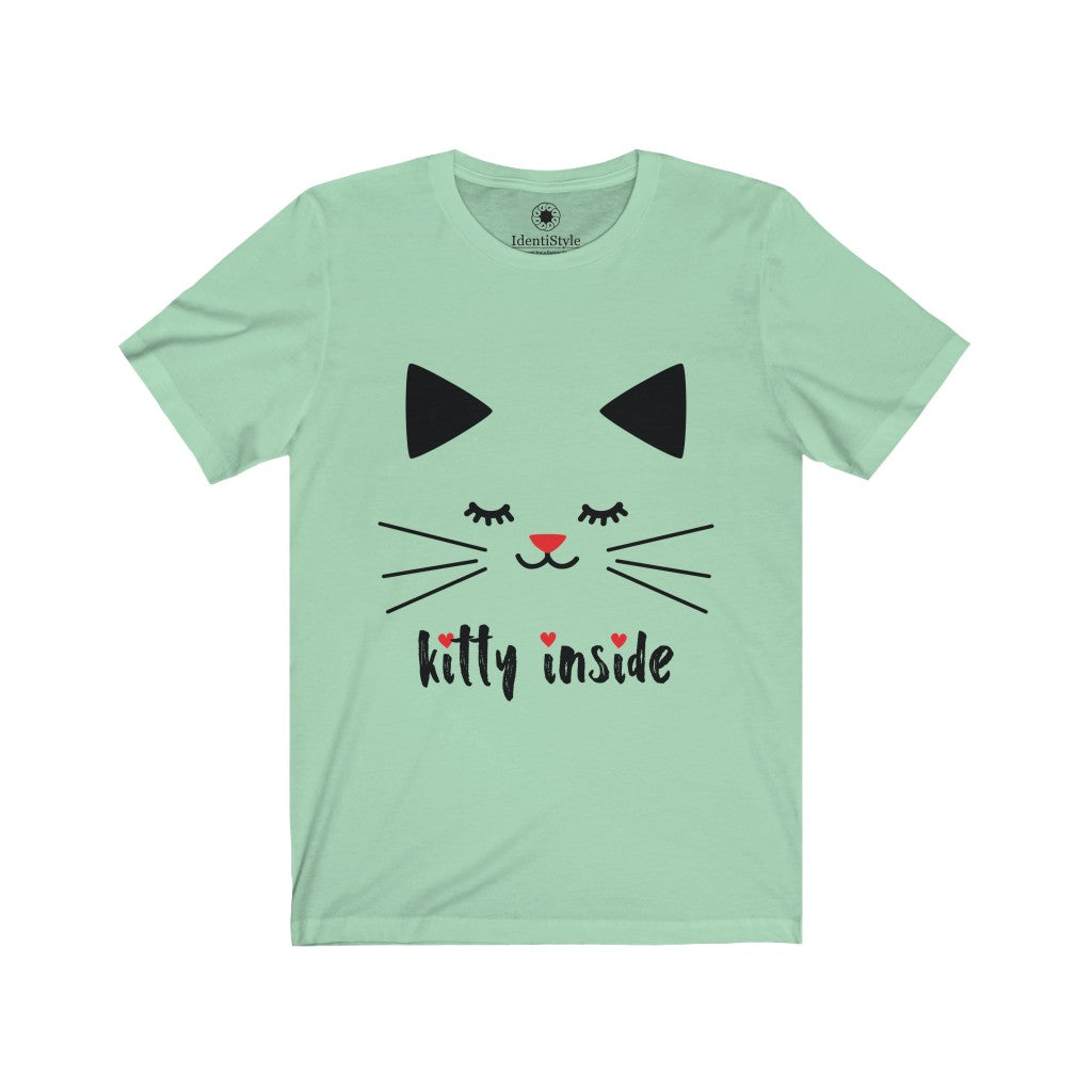Kitty Inside - Unisex Jersey Short Sleeve Tees - Identistyle