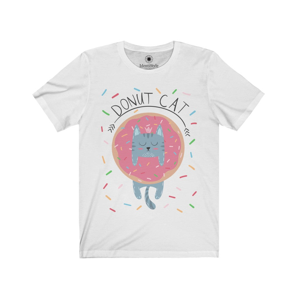 Donut Cat - Unisex Jersey Short Sleeve Tees - Identistyle