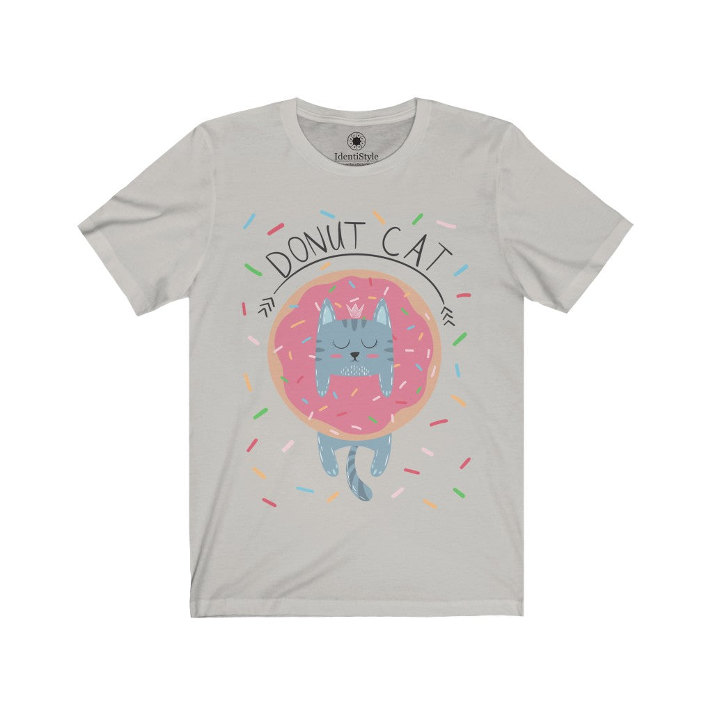 Donut Cat - Unisex Jersey Short Sleeve Tees - Identistyle