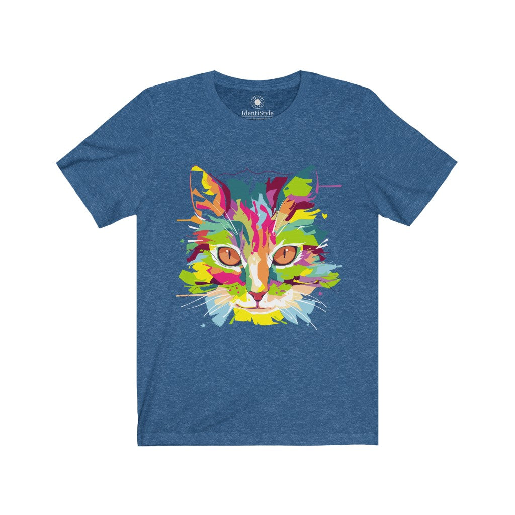 Colorful Cat - Unisex Jersey Short Sleeve Tees - Identistyle